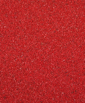 Close up product photo of carmine red coloured quartz 