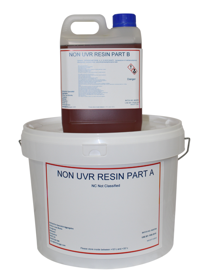 Non-uv Resin for resin bound installations, part a and part b tubs