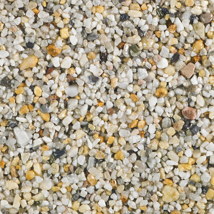 Cream, Yellow and Grey Resin Bound Gravel Blend - DALTEX Seashore