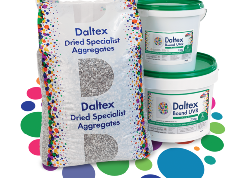 Daltex Dried Aggregates and Daltex UVR Resin