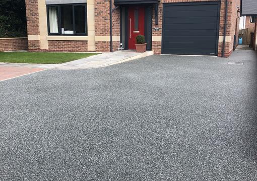 Resin Bound Permeable Paving Surface Driveway