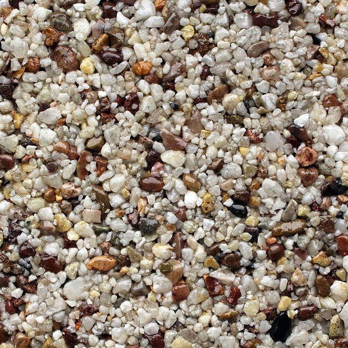 White, Brown and Red Resin Bound Gravel Blend - DALTEX Orchid 
