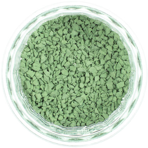 Light Green EPDM Rubber Crumb