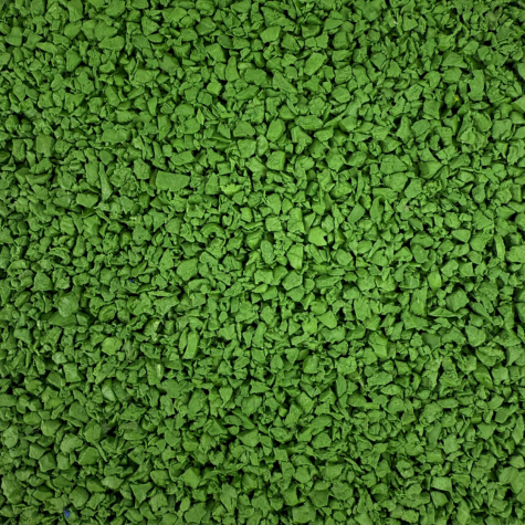 Light Green EPDM Rubber Crumb