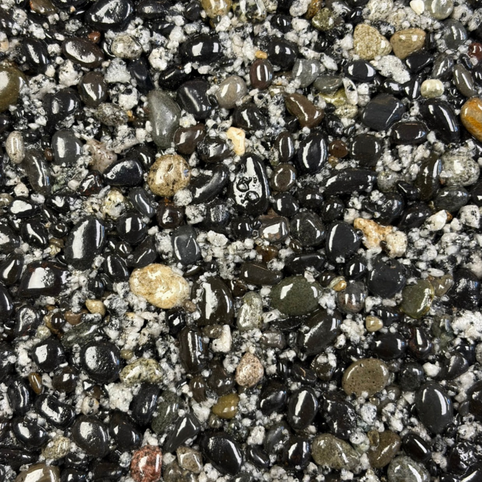 Black, Grey and Dark Green Resin Bound Gravel Blend - DALTEX Anthracite 