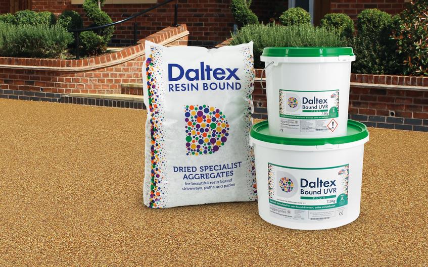Daltex UVR Resin And Dried Aggregates