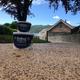 close up shot of new resin bound driveway and resin tubs at lake windermere