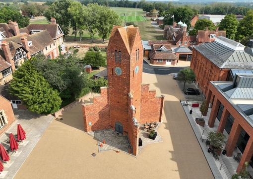 A photo of Radley College shot using drone 