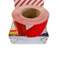 red and white barrier tape