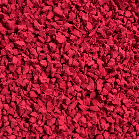 Bright Red EPDM - Rubber Crumb