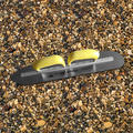 Yellow handled resin bull trowel for resin bound