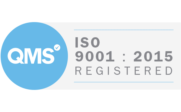 QMS ISO 9001 Registered, Certificate number 14129733